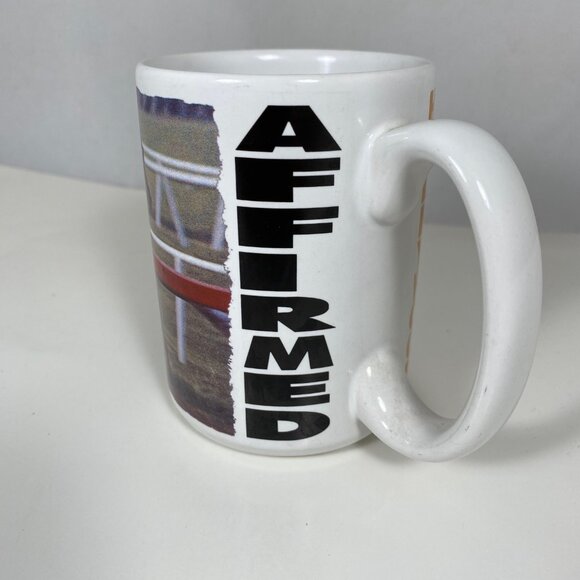 Vintage Hollywood Park Gold Cup 1979 Affirmed Large Coffee Mug - Picture 4 of 7